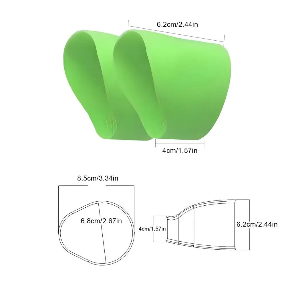 Silicone Shoelaces Covers 2Pcs Soccer Lace Bands Youth Soccer Cleat Lace Cover Sports Accessory for Football Baseball