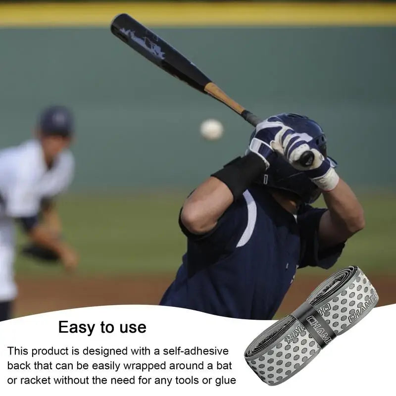Bat Grip Tape For Baseball 1m Absorbs Sweat Tennis Grip Racket Handle Grip PU Anti-Skid Sweatband Tape For Dumbbells Fishing