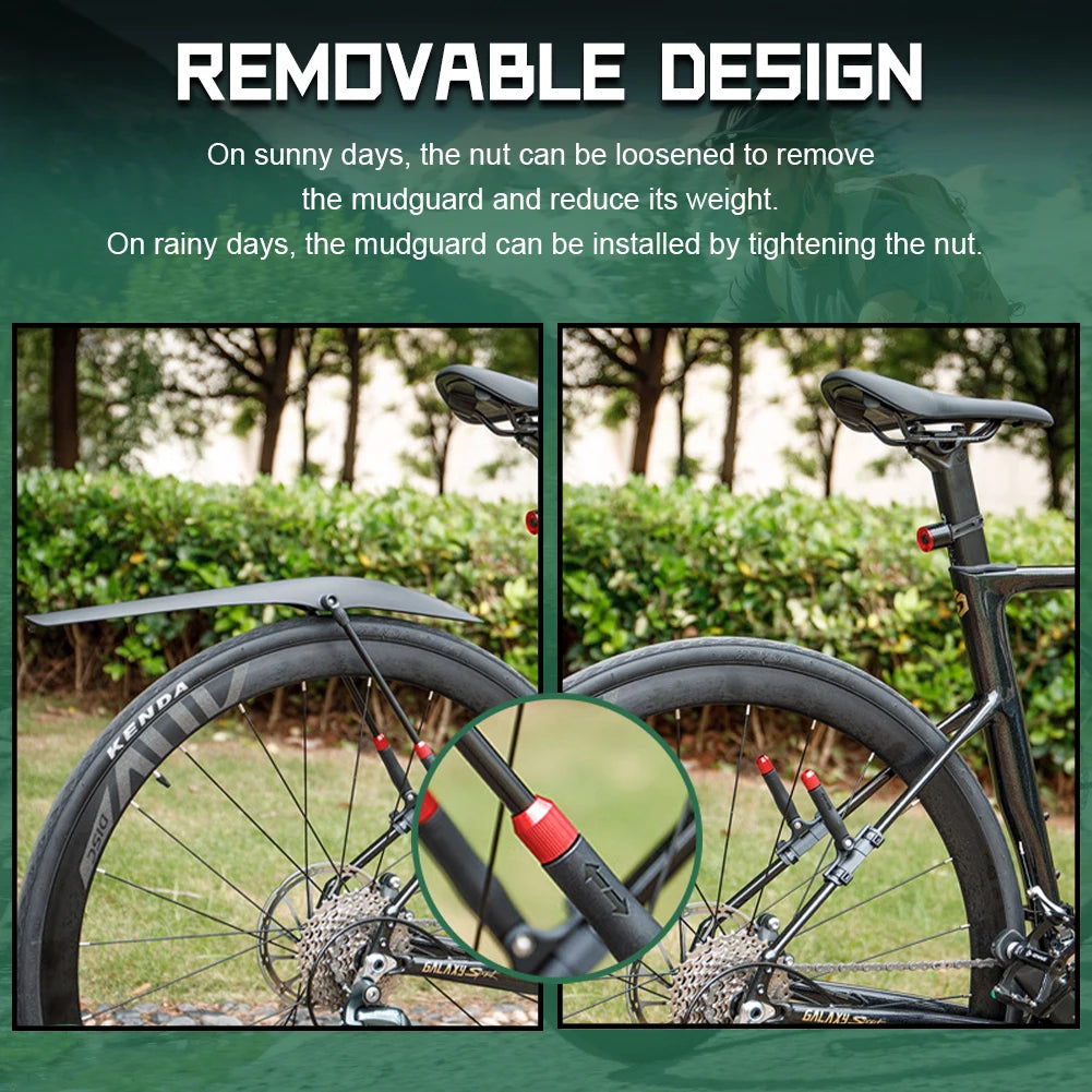 Bicycle Mudguard Adjustable Gravel Road Bike Mudguard Quick Release Bike Fender Bicycle Fenders Bicycle Protector Accessory