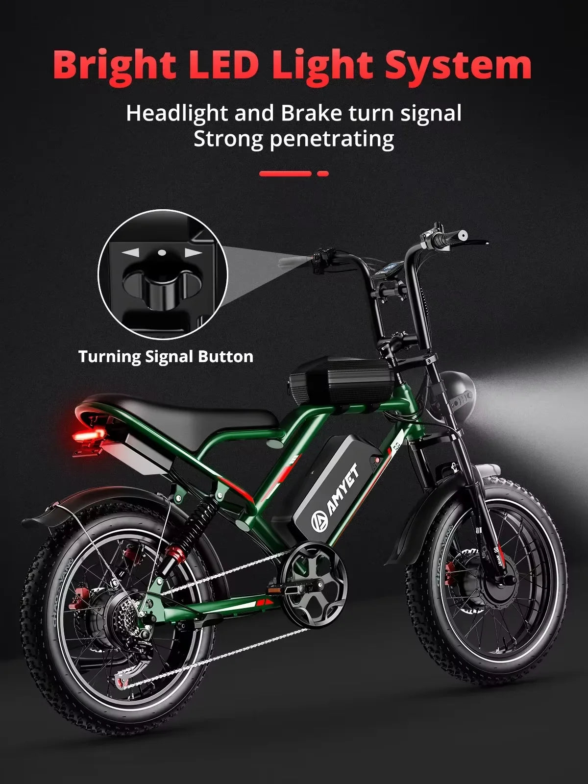 EBIKE S8 Adult Electric Bicycle Men2000W Dual Electric Motor Bicycle 48V 25AH Battery 20
