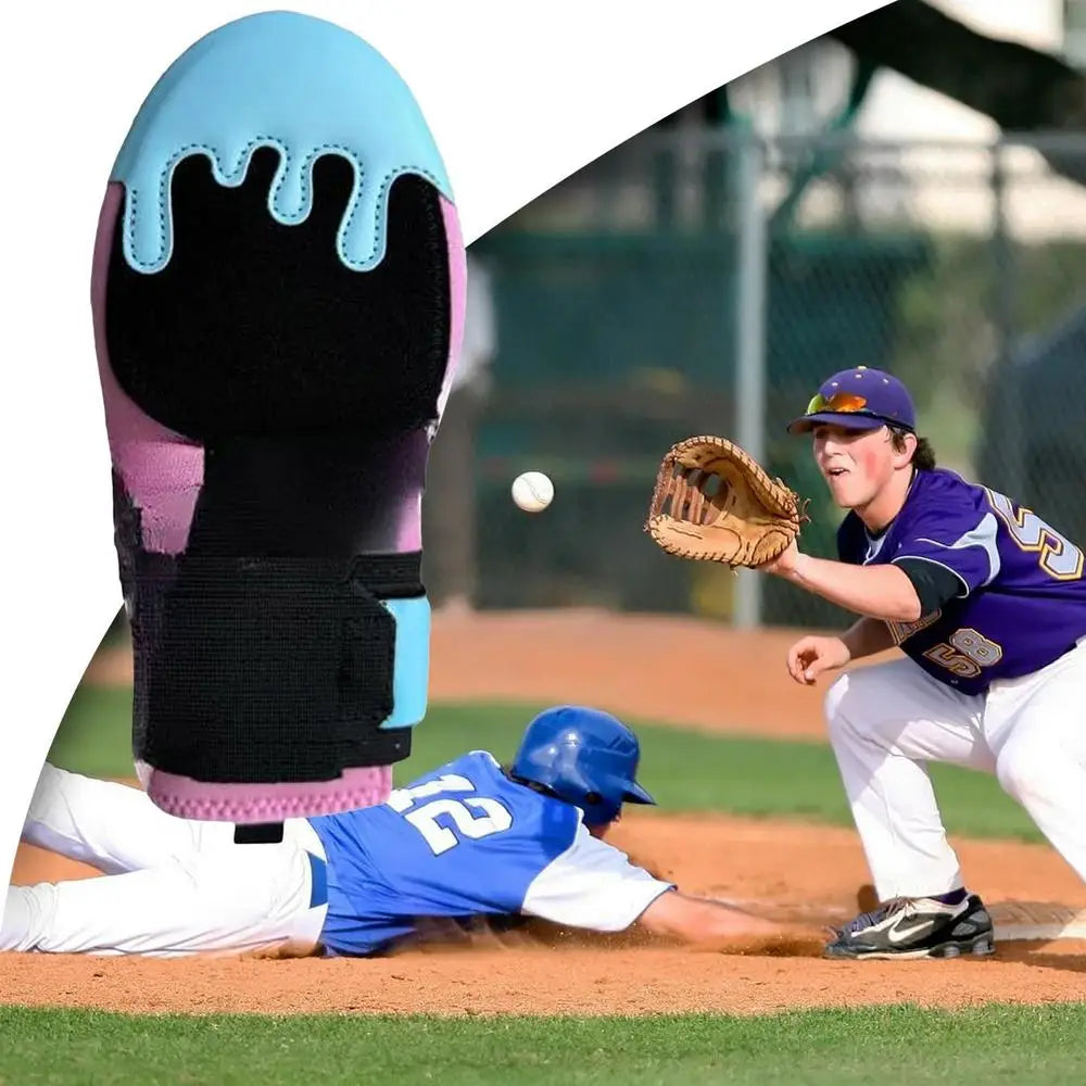 Baseball Sliding Mitt Youth Baseball Sliding Mitt Sliding Mitten With Elastic Compression Strap Adjustable Wrist Compression