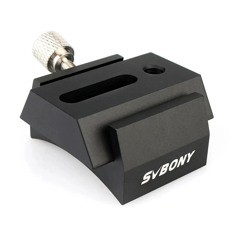 SVBONY Fully Metal Bracket Base Shoe + 42mm Dovetail UNC 1/4-20 Mounting for Optical Telescope Guiding Scope