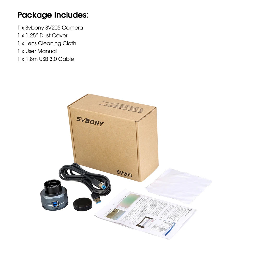 SVBONY SV205/sv105 Planetary Camera Electronic Telescope Eyepiece with 1.25'' UHC /UV-IR Elimination of Light Pollution Filter