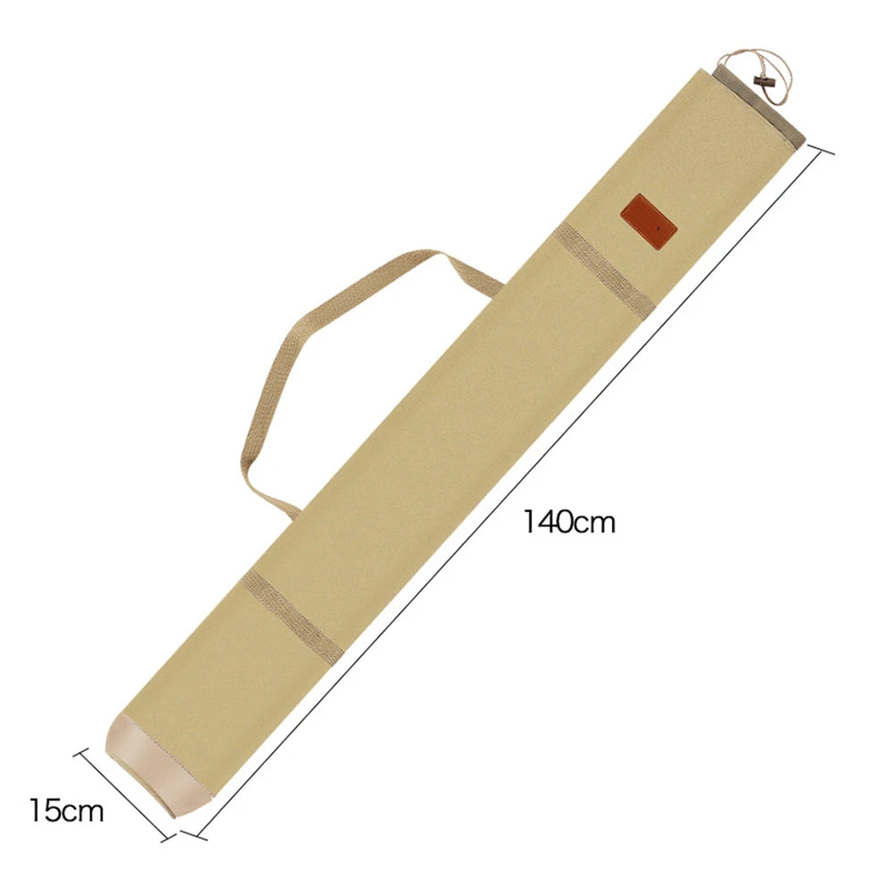 Folding Portable Fishing Gear Storage Bag Large Capacity Fishing Umbrella Bag Thickening Canvas Rod Bag Fishing Gear Accessories