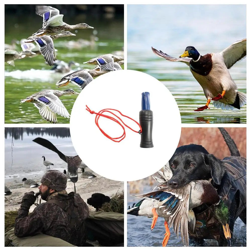 Outdoor Hunting Duck Call Whistle Mallard Pheasant Caller Decoy Outdoor Shooting Tool Outdoor Realistic Sound Duck Call