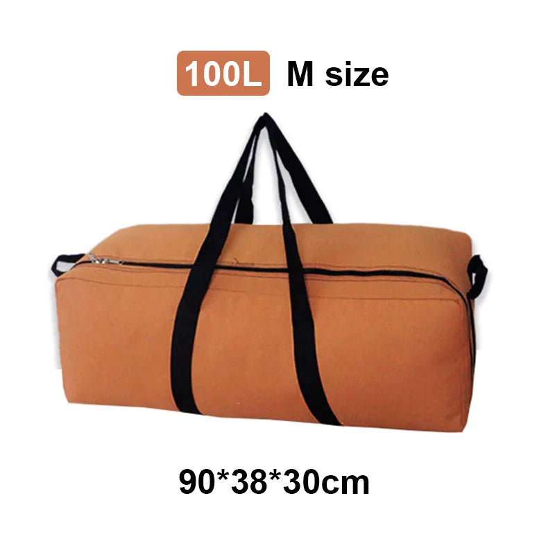 Super Large Capacity Travel Bag Outdoor Camping Backpack Waterproof Handbag 1680D Oxford Cloth Luggage Bag 55L/100L/150L