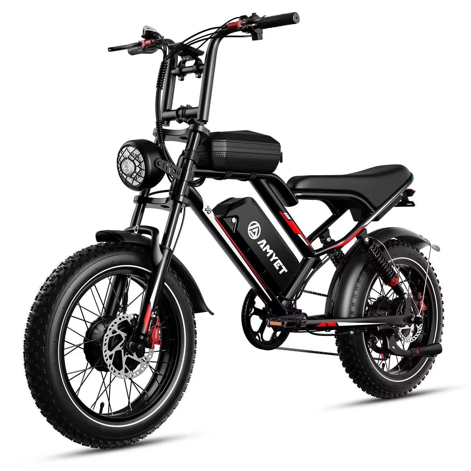 EBIKE S8 Adult Electric Bicycle Men2000W Dual Electric Motor Bicycle 48V 25AH Battery 20