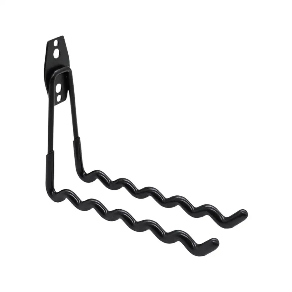 Wall Mounted Racket Holder Tennis Racket Holder Badminton Racket Holder Wall Waves Hook Storage Holds 6 Racquets Display Rack