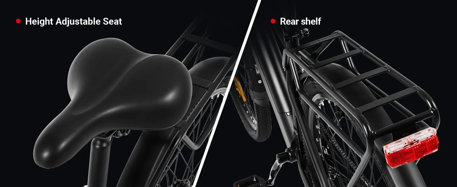 DYU C5 Adult City Electric Bike, Brushless Motor, Built-in Lithium Battery, 350 Inch, 48V, 10Ah, 27.5W