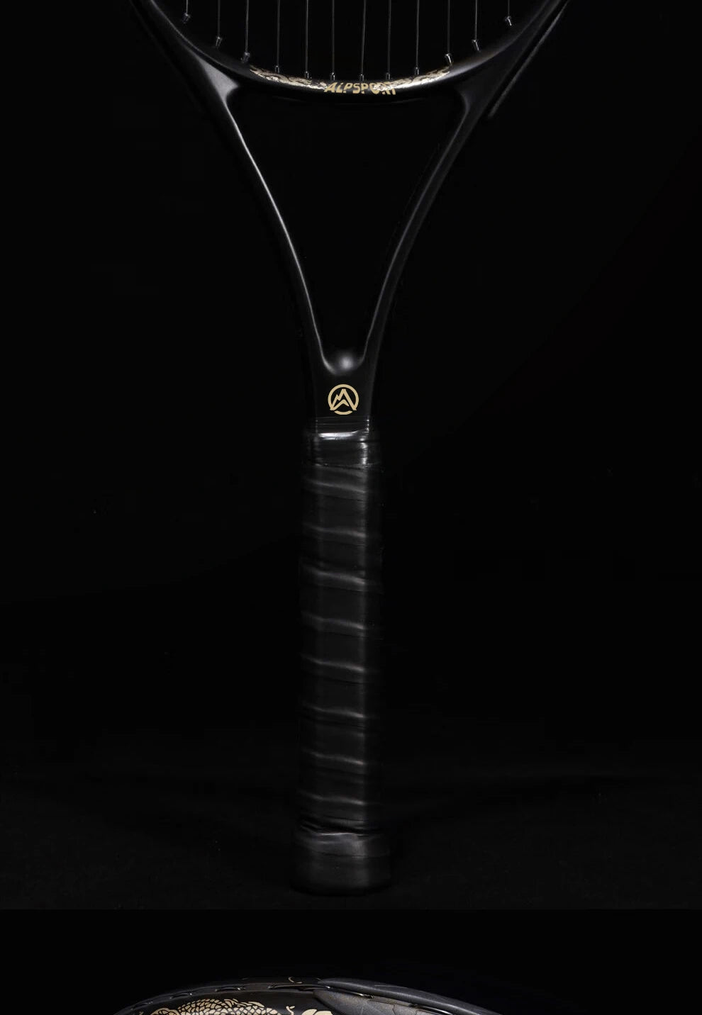 ALPSPORT JL 27-inch strong and durable 4 3/8-inch grip carbon fiber tennis racket suitable for students and teenagers