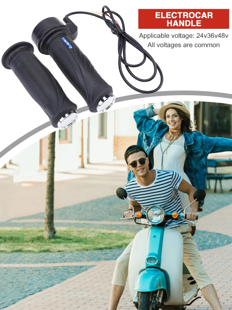Electric E-Bike Speed Control Handlebar Electric Scooter Twist Cycling Throttle Grip Electric Scooter Twist Speed Handlebar