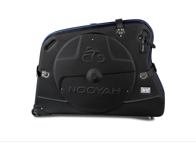 NOOYAH Bike Travel Case Bicycle Transport Bag EVA Case MTB Road Bike Accessories Hardshell Round Trip Suitcase Bike Travel Tools