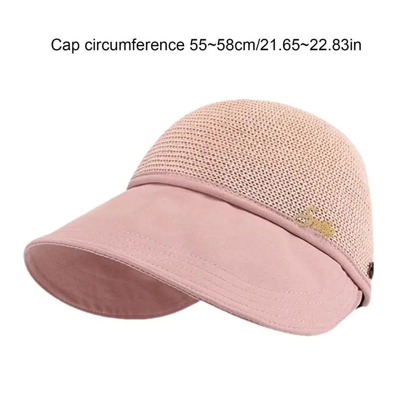 Sun Visor Hats For Women Sun Straw Hat With UV Protection Wide Brim Enlarged Rounded Edge For Women Girlfriend