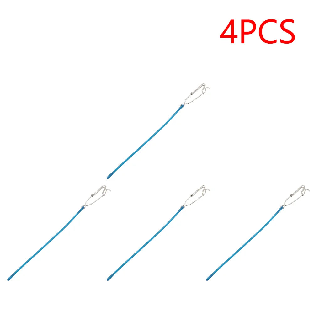 1-5pcs 28cm Fishing Trolling Pin Buffer Stainless Steel Shock Absorption Downriggers Weight Snubber Connector Sea Fishing Gear P