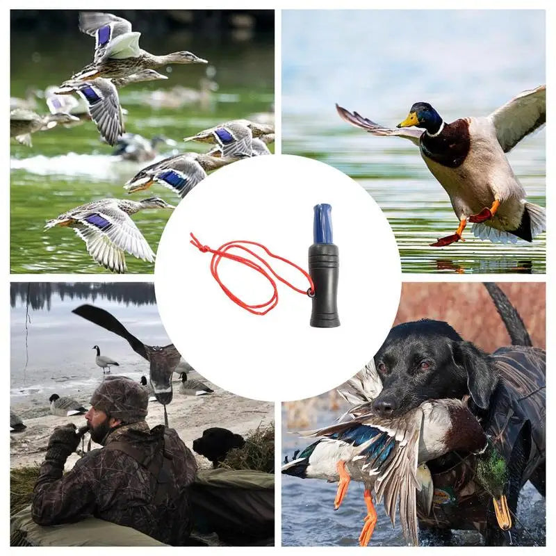 Outdoor Hunting Duck Call Whistle Mallard Pheasant Caller Decoy Outdoor Shooting Tool Outdoor Realistic Sound Duck Call