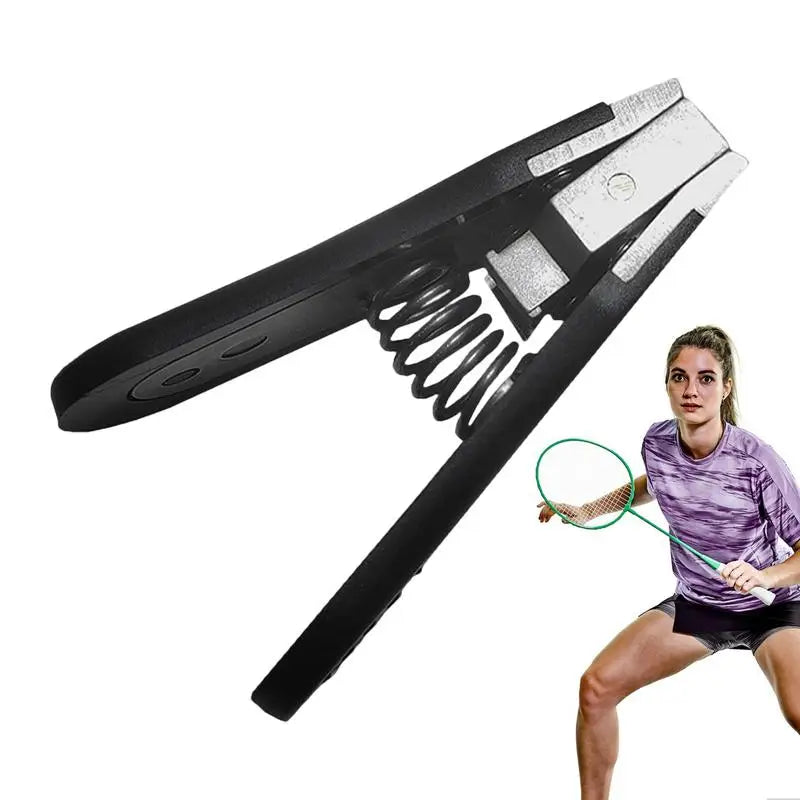 Badminton Stringing Clamp Tennis Ball Machine Stringing Clamp Portable Alloy Tennis Ball Manual Stringing Tools For Repairing