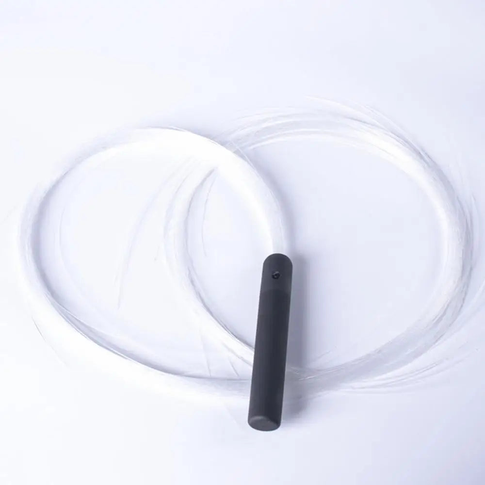 Colorful LED Fiber Optic Whip Light Disco RGB Dancing Glowing Whip Sparkle Flow String For Party Light Show Music Festival