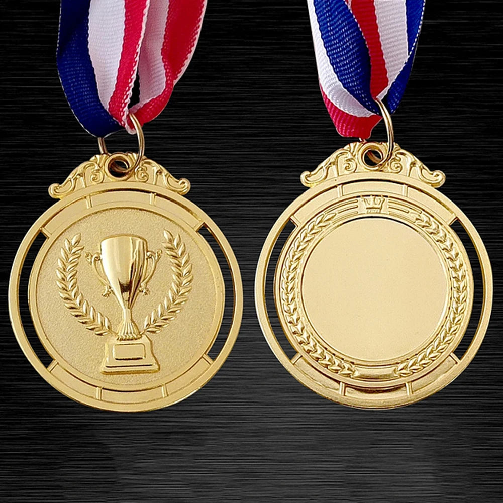 10-50pcs Gold Silver Bronze Award Medal Winner Reward Football Competition Prizes Award Medal For Souvenir Gift Sport Kids