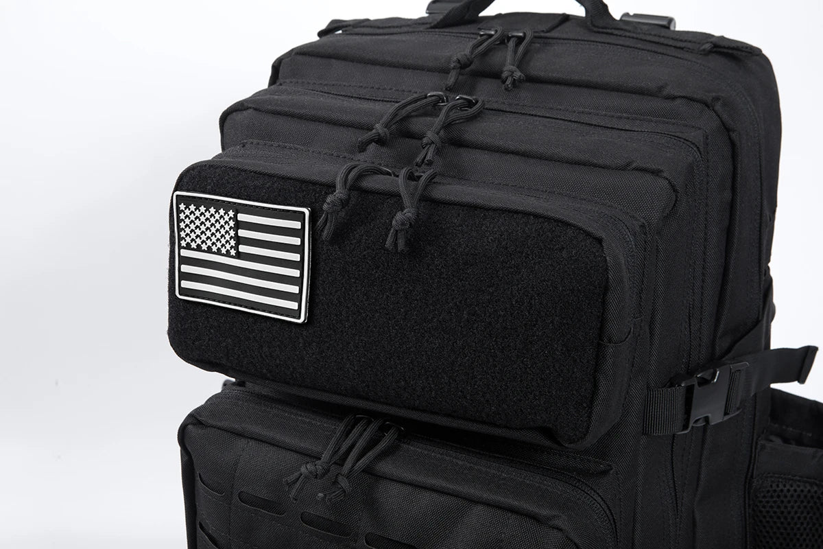 45L Men's and Women's Tactical Backpack Outdoor Camping Equipment Backpack Hiking Backpack Travel Backpack with Double Cup Holde