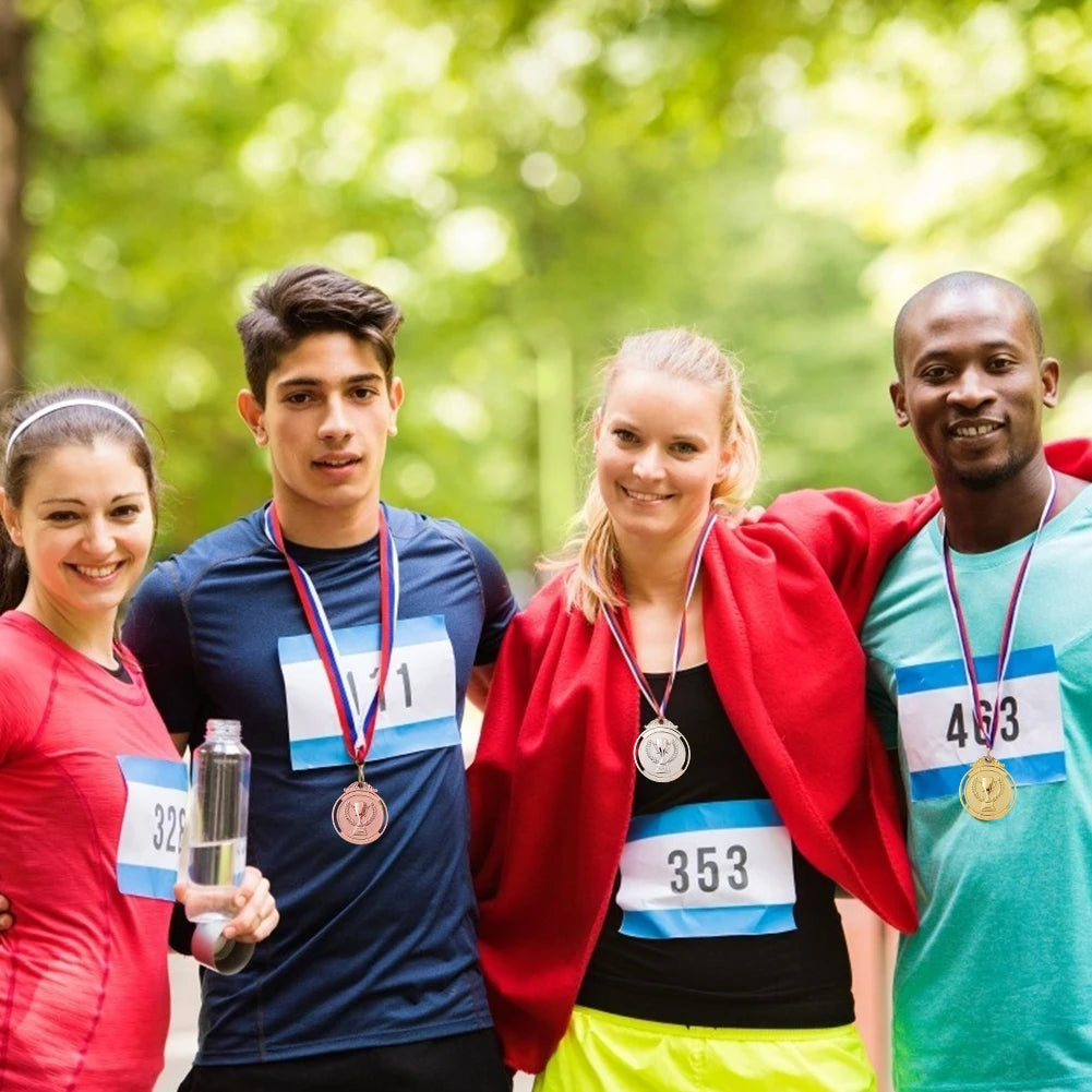 10-50pcs Gold Silver Bronze Award Medal Winner Reward Football Competition Prizes Award Medal For Souvenir Gift Sport Kids