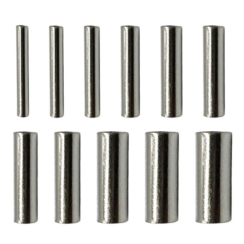 Fishing Crimpers Tool Crimp Sleeves Kit with Single /Double Barrel Ferrule Wire Rope Swager Crimper Fishing Line Tackle Tools