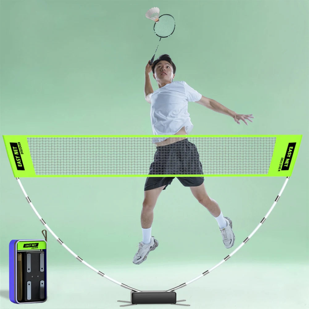 Professional Badminton Net Volleyball Tennis Training Square Net Height Adjustable Volleyball Net for Court Backyard Beach