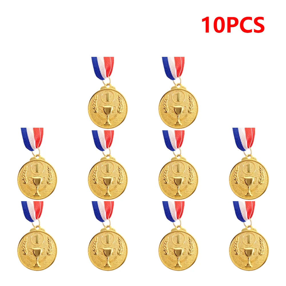 Gold Silver Bronze Medal Gold Silver Bronze Prizes Award Soccer Football Medals for Championship Cheerleading Sports Competition