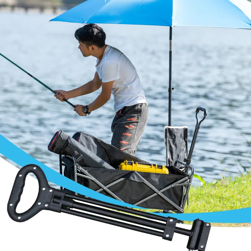 Pull Handle Spare Parts Accessories CollapsibleWagon Cart Beach Handle Replacement For CollapsiblePicnic Camping Cart