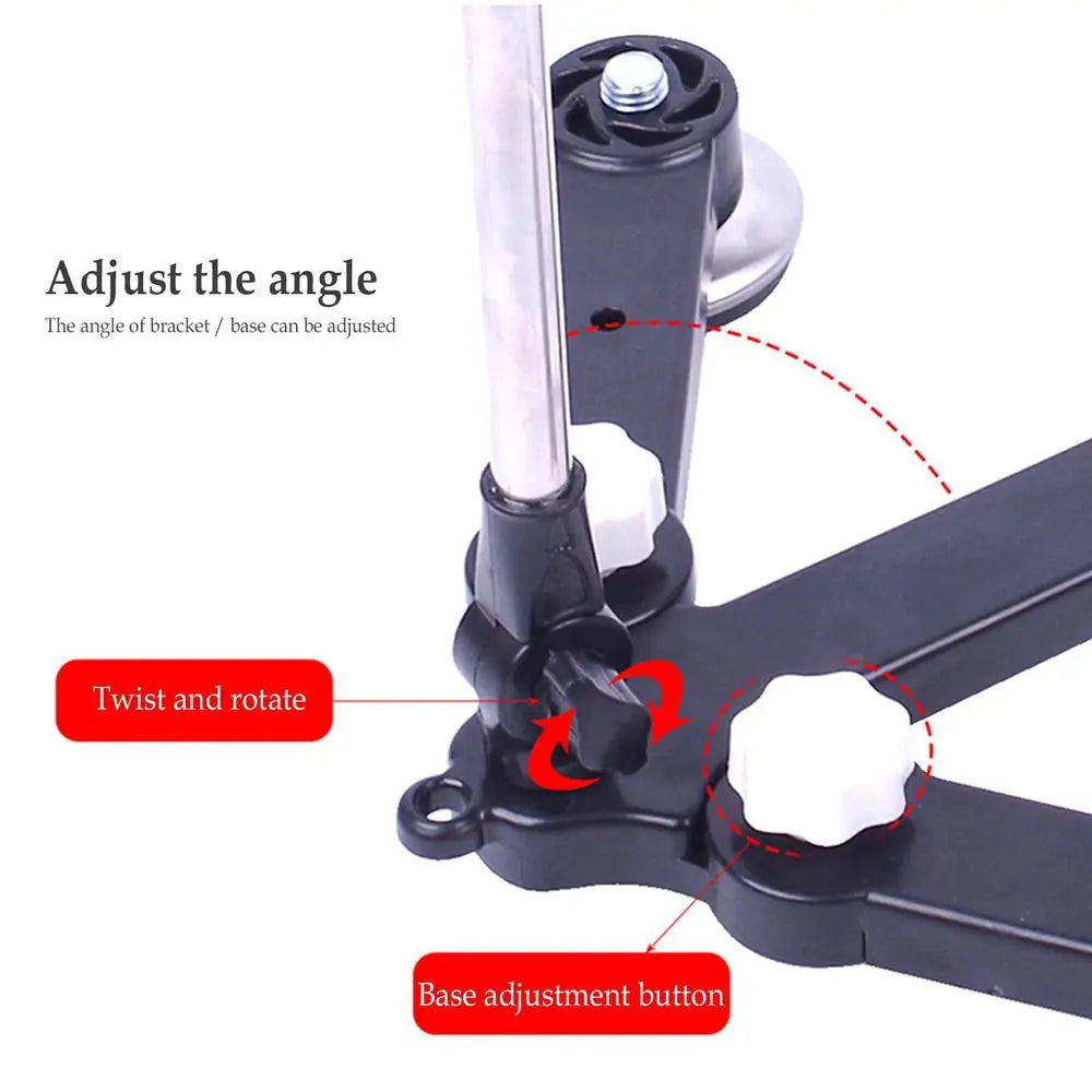 Adjustable Raft Fishing Bracket Durable Adjustable Rod Floor Stand Holder Boat Fishing Rod Storage Rack