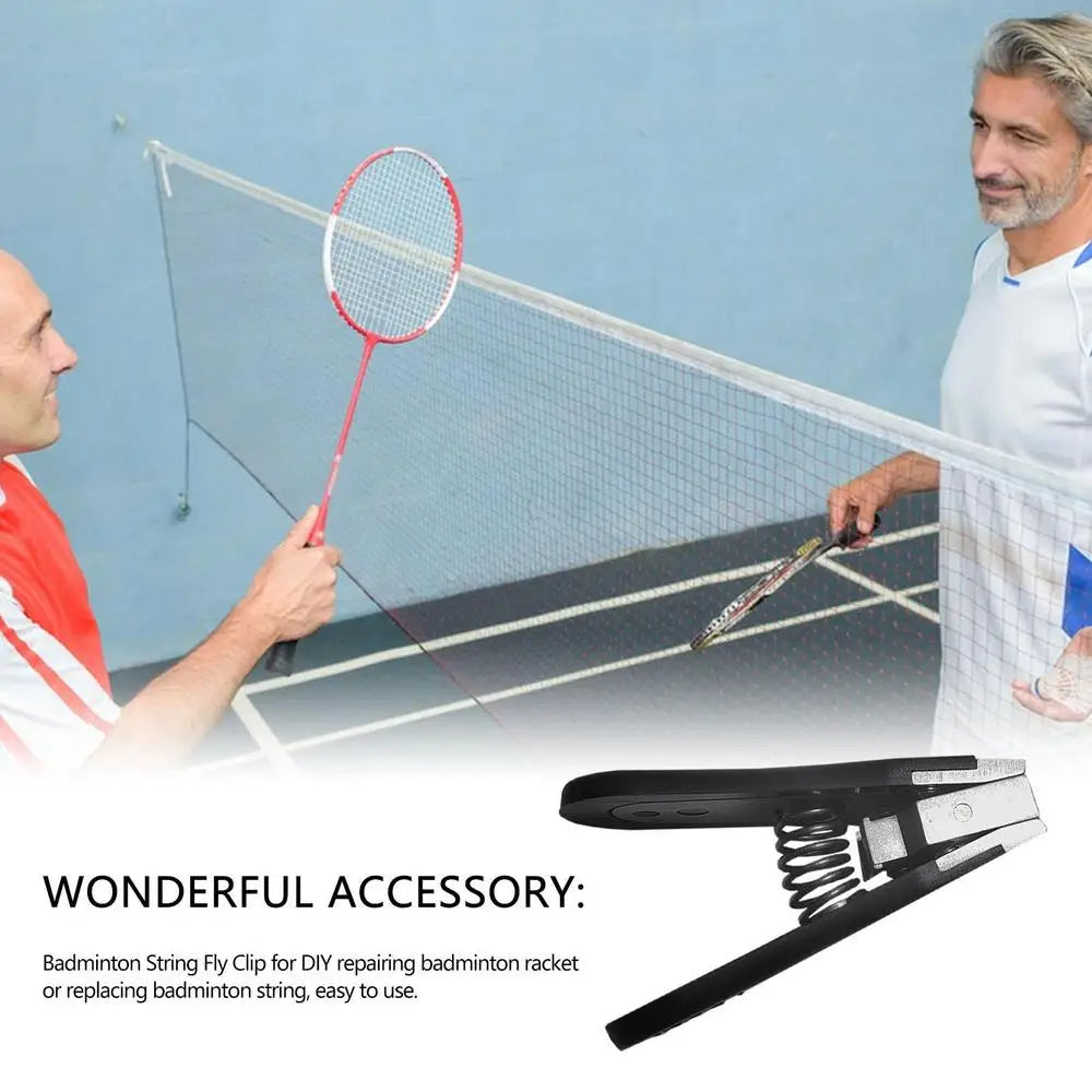 Badminton Stringing Clamp Tennis Ball Machine Stringing Clamp Portable Alloy Tennis Ball Manual Stringing Tools For Repairing