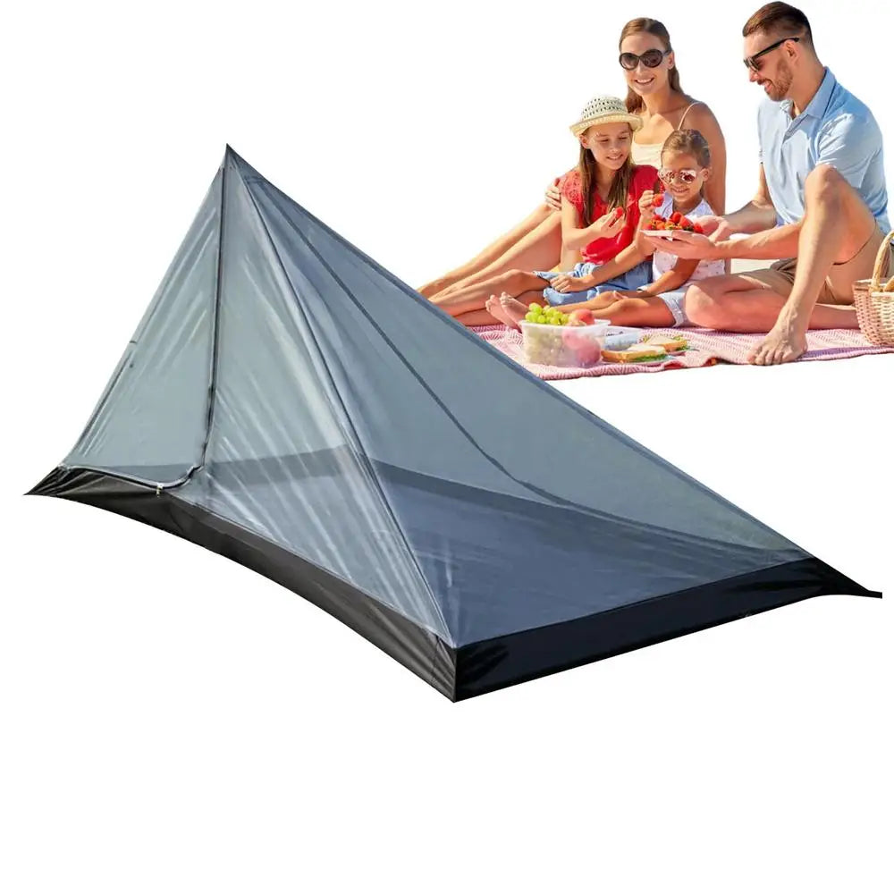 Outdoors Mesh Tent 2 People Outdoor Lightweight Mesh Net Portable Ultra-Light Finest Holes Camping Tent With Zipper For Patio