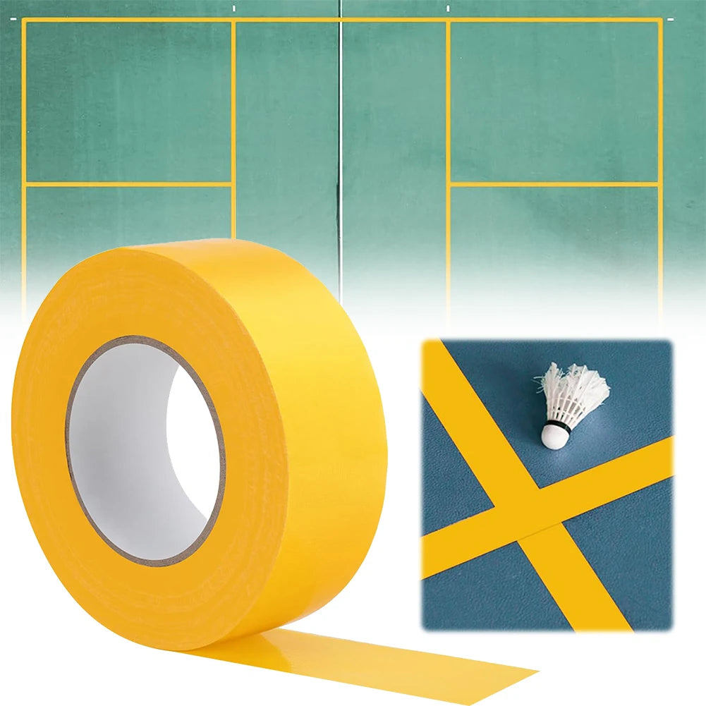 20M Outdoor Pickleball Court Tape Multipurpose Pickleball Court Marking Tape Sports Field Marking Tape for Outdoor Sports Court
