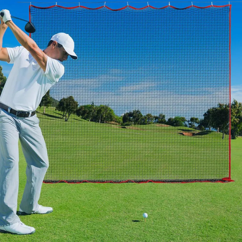 Softball Practice Net 10x10ft Ball Target Netting Golf Trainer Rebounder Mesh Ball Sports Pitching Practice Net For Garden Yard