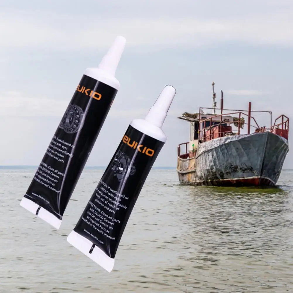 Reel Grease Lubricant 1 Set Universal Lubricating Bearing Maintenance Rust Fishing Reel Oil Grease For Fishing