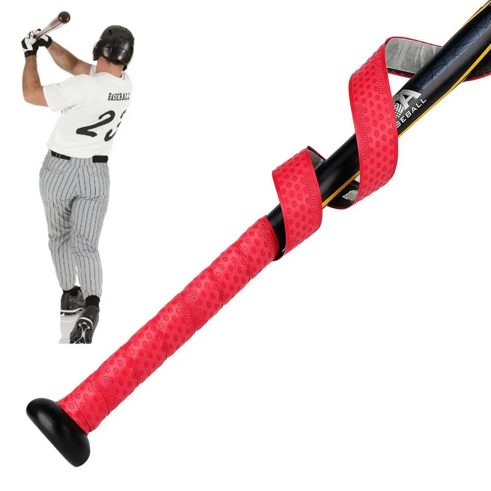 Bat Grip Tape For Baseball 1m Absorbs Sweat Tennis Grip Racket Handle Grip PU Anti-Skid Sweatband Tape For Dumbbells Fishing