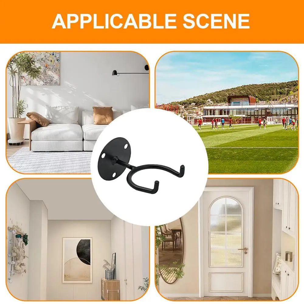 Baseball Bat Holder High-Strength Baseball Bat Holder Wall Mount Display Space-Saving And Multifunctional Metal Storage Rack For