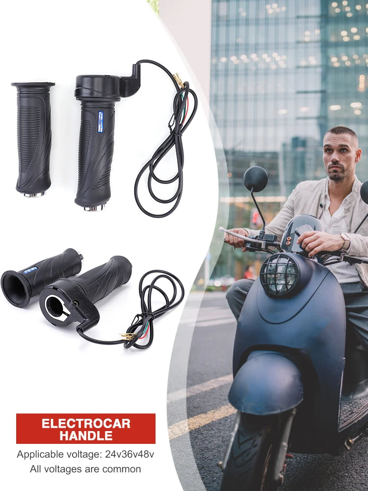 Electric E-Bike Speed Control Handlebar Electric Scooter Twist Cycling Throttle Grip Electric Scooter Twist Speed Handlebar