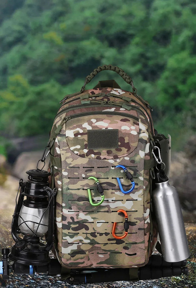 Oulylan Outdoor Traveling Waterproof Trekking Fishing Hunting Climbing Bag Male Camo Backpack Camping Men  Rucksack