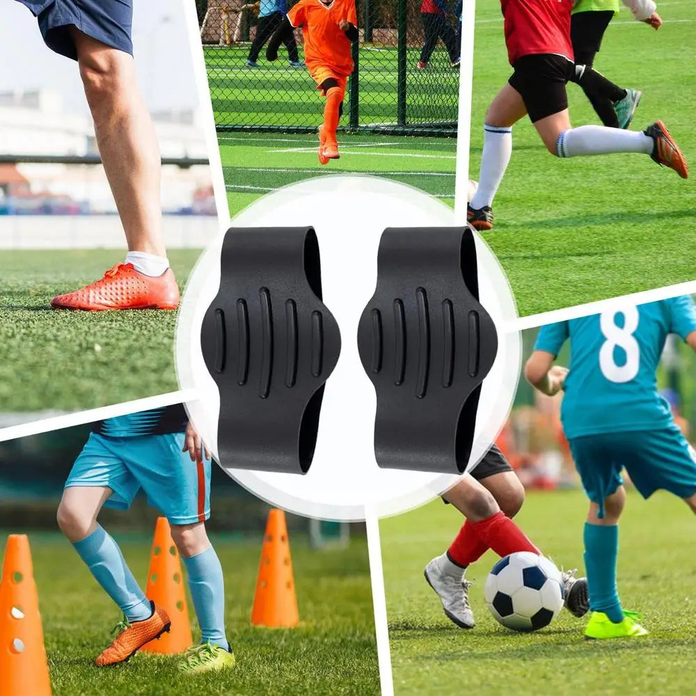 Soccer Shoe Lace Covers Silicone Soccer Cleats Lace Bands Football Accessories High Grip Design Elastic Protector Keeps Laces