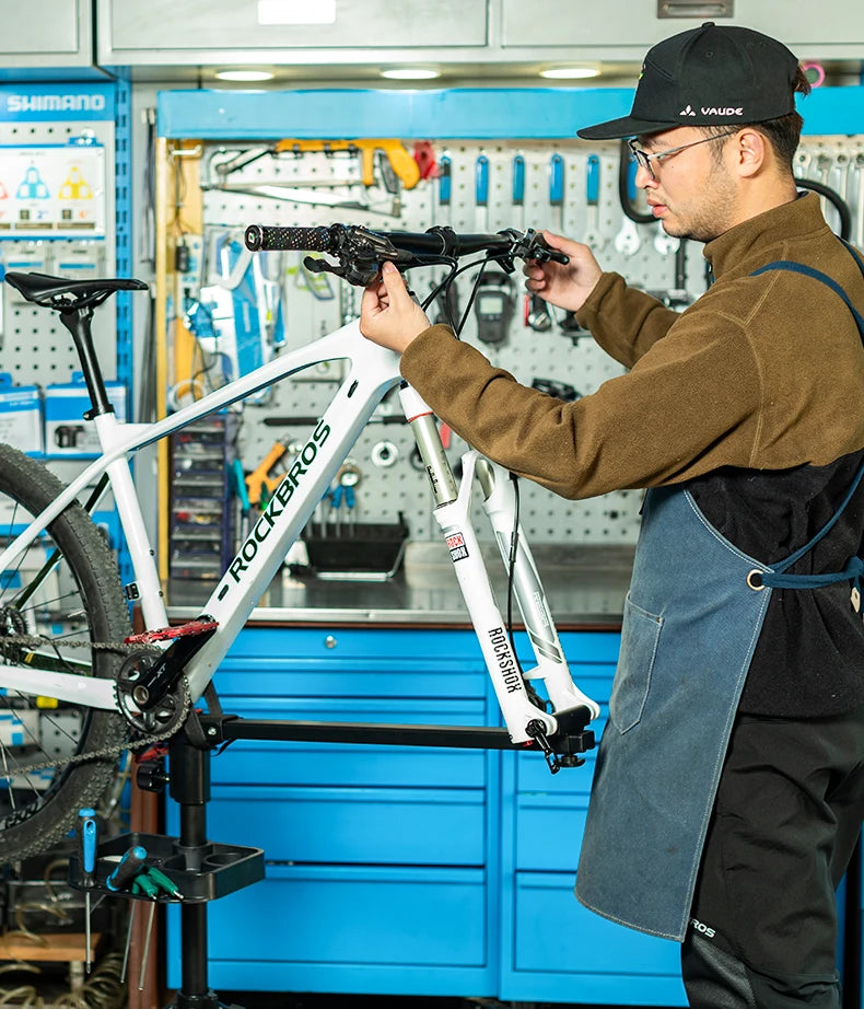 ROCKBROS Bicycle Repair Stand Aluminum Alloy Bike Work Stand Bike Rack Holder MTB Road Bicycle Maintenance Repair Tools Rack