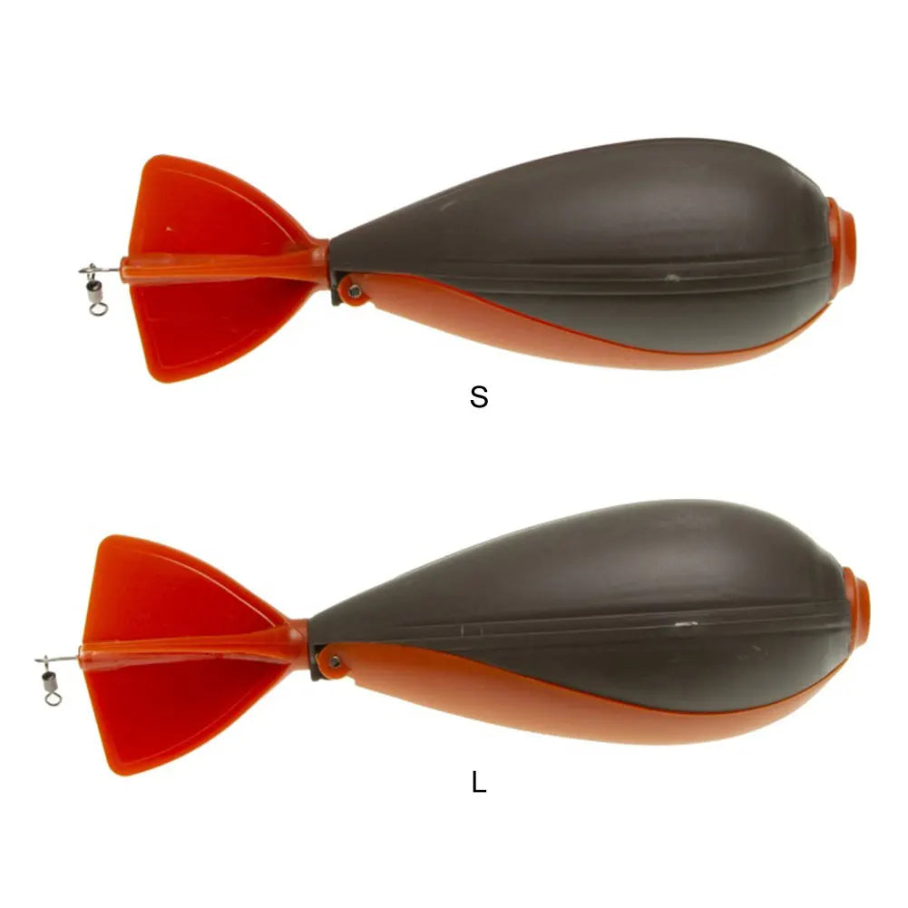 1-5pcs Carp Fishing Rocket Feeder Spod Float Lure Bait Holder Container Spomb Pellet Feeders Position Fishing Accessorie
