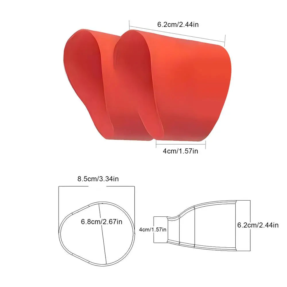 Silicone Shoelaces Covers 2Pcs Soccer Lace Bands Youth Soccer Cleat Lace Cover Sports Accessory for Football Baseball