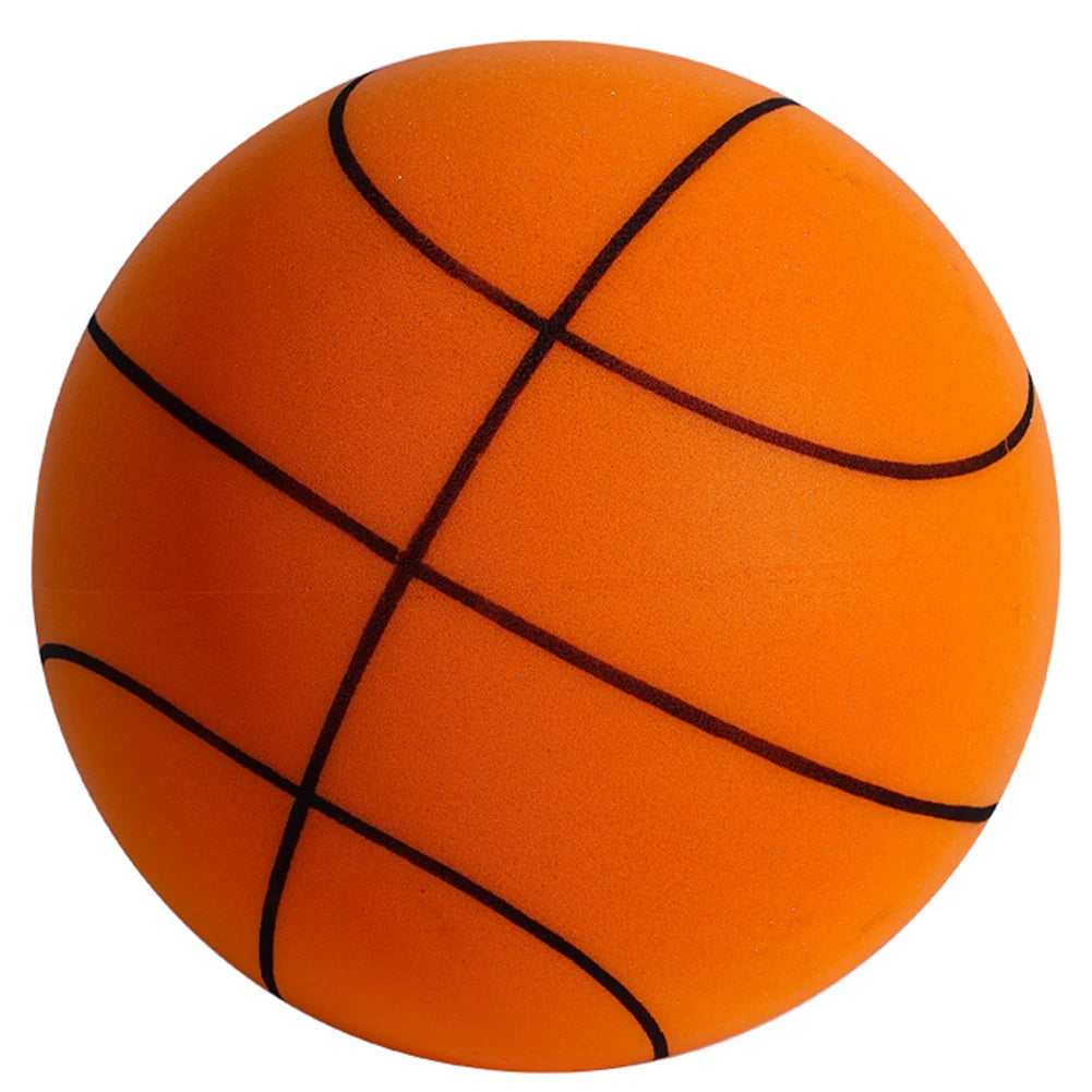 18/21/24CM Kids Bouncing Mute Basketball Squeezable Mute Bouncing Basketball Indoor Silent Ball Foam Basketball Bounce Football