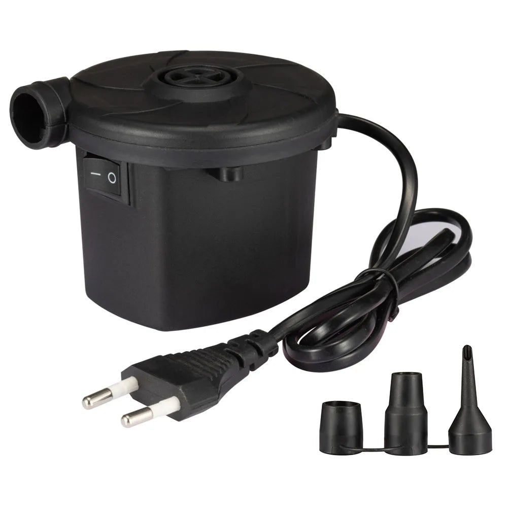 2 In 1 Air Filling Inflator 220V Air Extraction Pump with Nozzles Household Lightweight Multipurpose for Mattress Swimming Pool