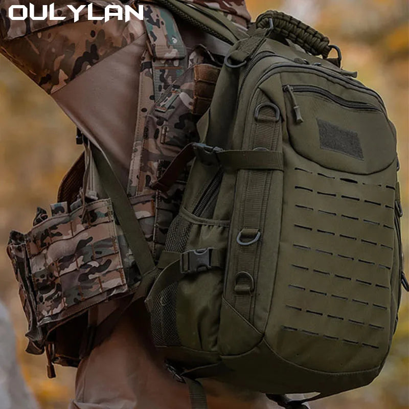 Oulylan Outdoor Traveling Waterproof Trekking Fishing Hunting Climbing Bag Male Camo Backpack Camping Men  Rucksack