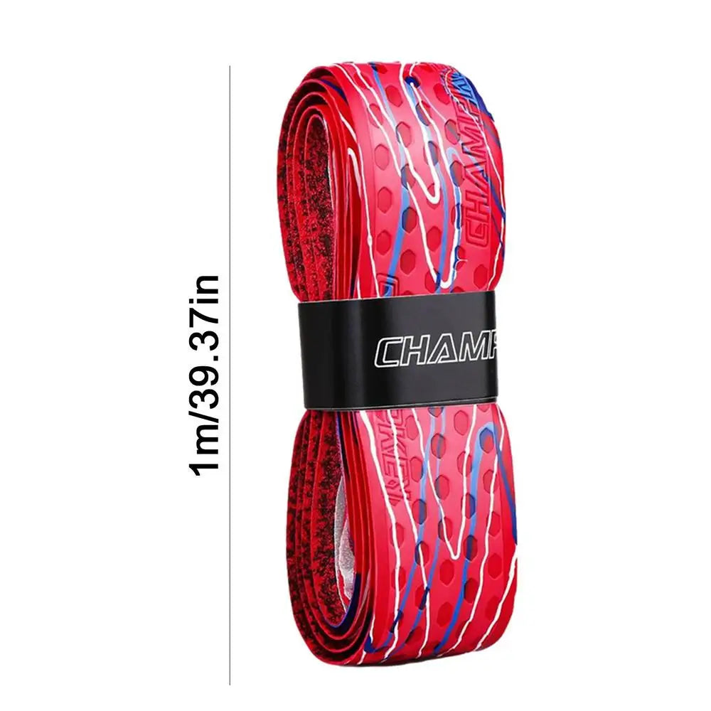 Tennis Racket Grip Tape 1m Racket Handle Sweat Absorbing Belt PU Anti-Skid Sweatband Tape  Anti Slip Overgrip for Tennis ﻿