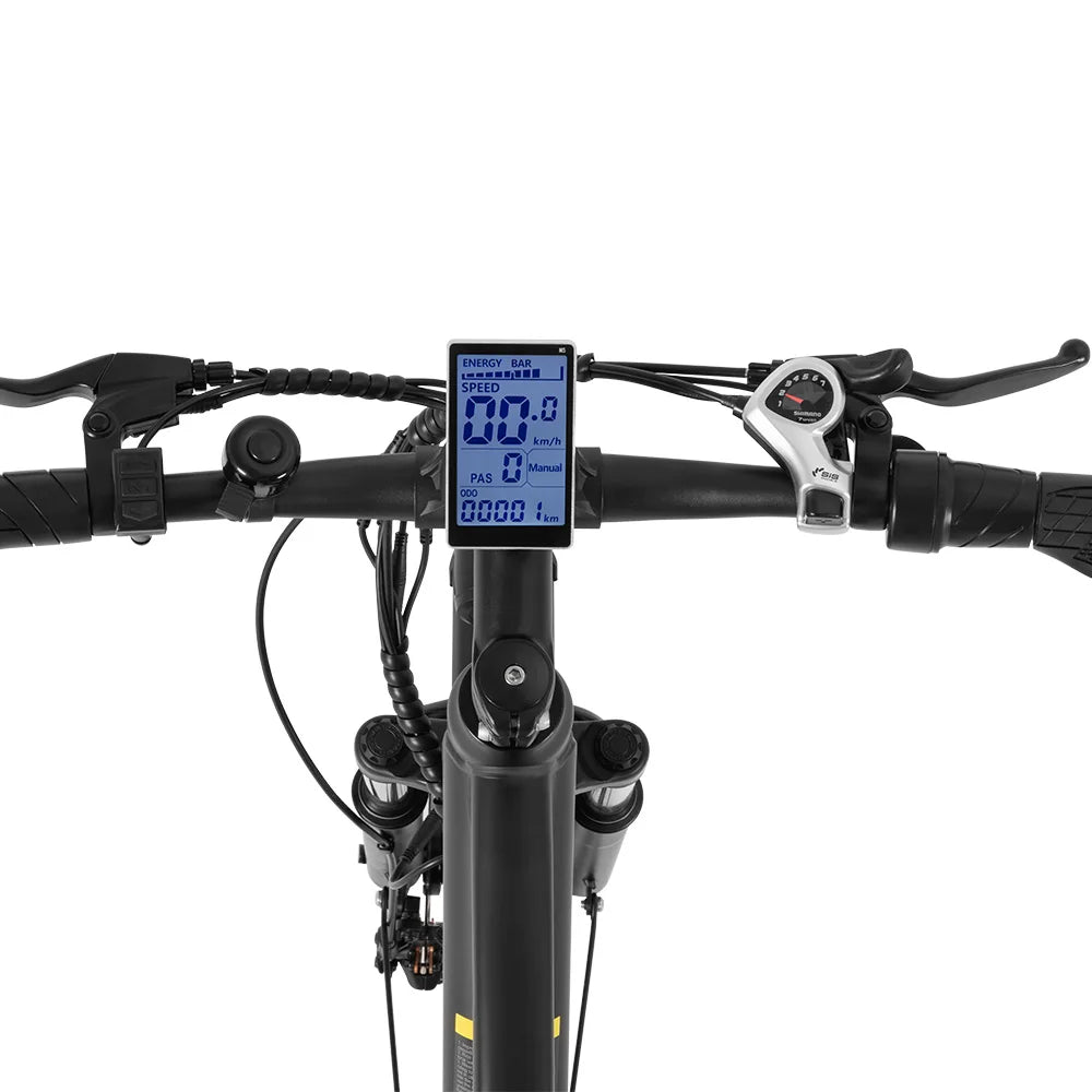 DYU C5 Adult City Electric Bike, Brushless Motor, Built-in Lithium Battery, 350 Inch, 48V, 10Ah, 27.5W