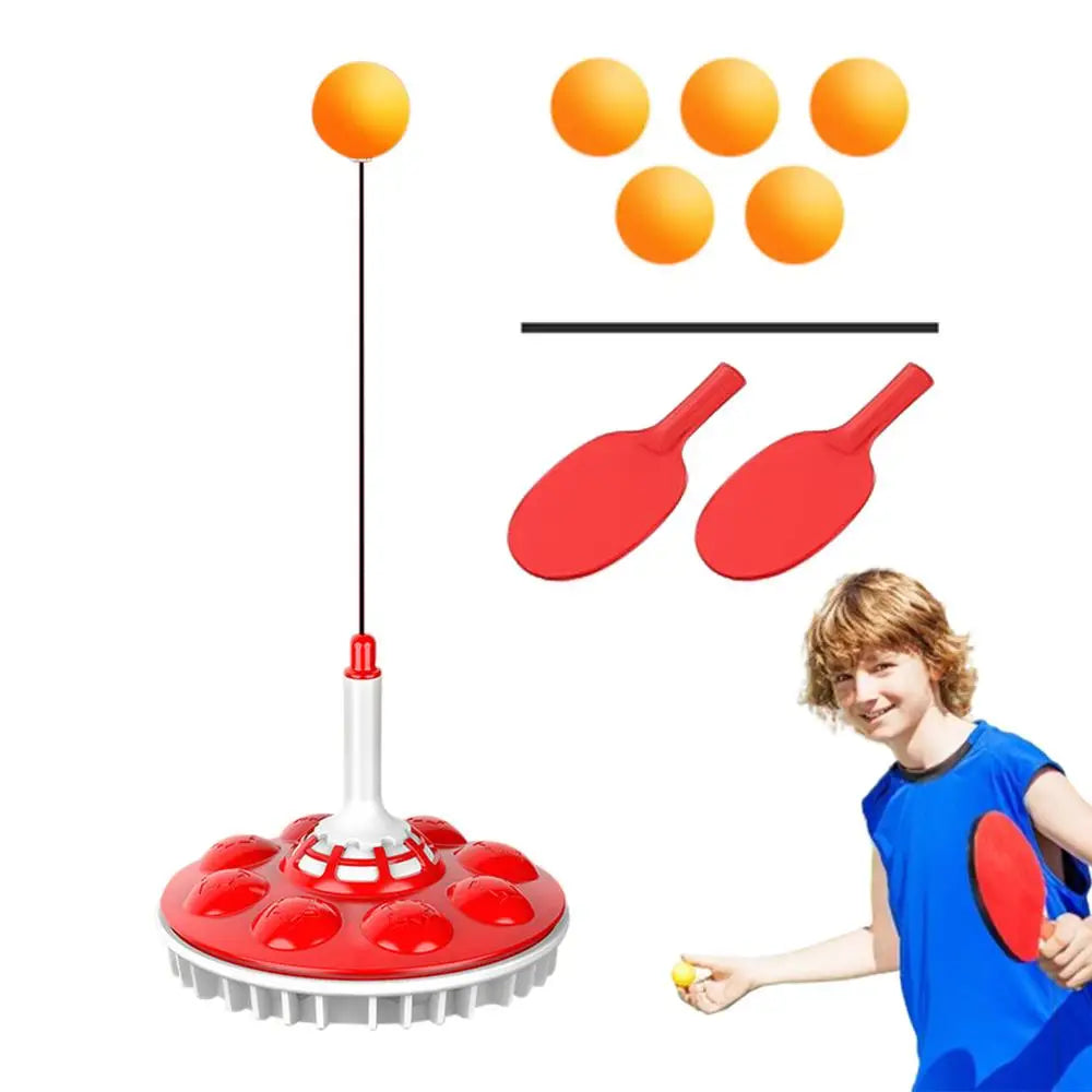 Table Tennis Training Device Ping-pong Balls Paddles Practice Trainer Tool Ping Pong Training Equipment With Elastic Soft Shaft